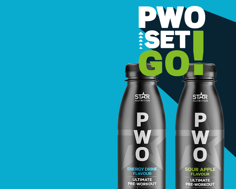 Star Nutrition Ultimate PWO. Energifyldt og færdigblandet PWO, der giver dig styrke og fokus til at maksimere tunge og eksplosive træningspas!